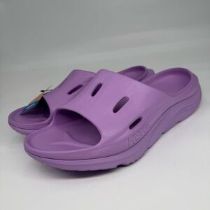 Hoka Ora Recovery Slide 3‎ Sandals FL1123H Violet Bloom Men’s Size 12
